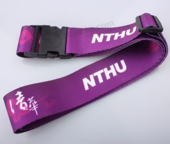 Popular design polyester luggage straps for suitcases with high quality and any size