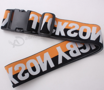 Logo embroidered luggage strap woven luggage belt for sale with high quality and any size