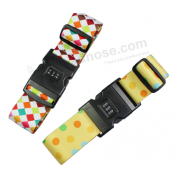 TSA Suitcase Decorative Luggage Strap With Plastic Buckle with high quality and any size