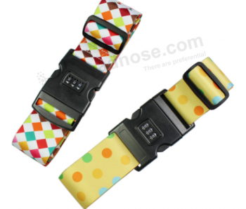 TSA Suitcase Decorative Luggage Strap With Plastic Buckle with high quality and any size