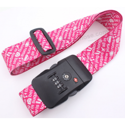 Factory Direct Custom TSA Luggage Straps With Locks with high quality and any size