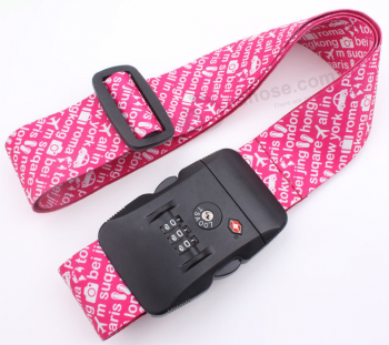 Factory Direct Custom TSA Luggage Straps With Locks with high quality and any size