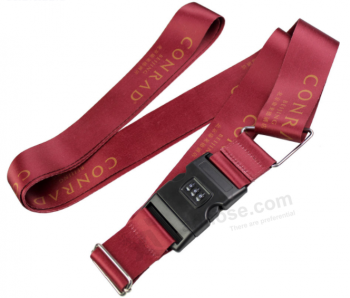 Personalized cross luggage security strap with company logo with high quality and any size