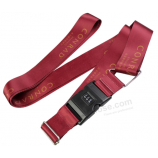 Personalized cross luggage security strap with company logo