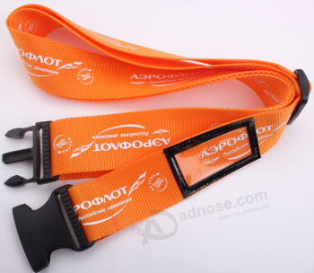 Eco-friendly polyester sublimation luggage belt for security service with high quality and any size