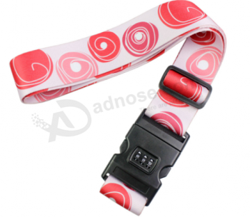 Custom travel safe Strong lock luggage suitcase belt with high quality and any size