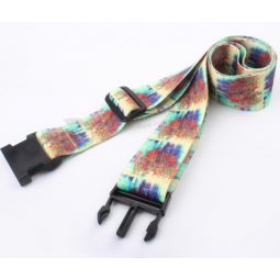 Lockable luggage straps suitcase polyester luggage belt with high quality and any size