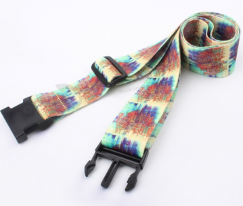 Lockable luggage straps suitcase polyester luggage belt with high quality and any size