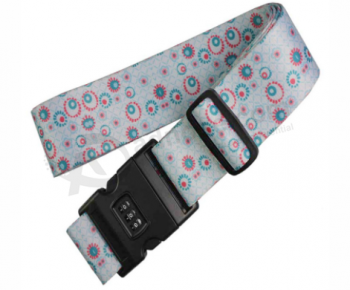 TSA lock luggage belt strap travel suitcase luggage belt with high quality and any size
