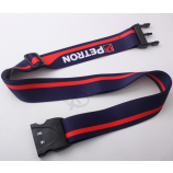 Correa de equipaje de viaje de logotipo personalizado con hebilla de plástico para la maleta