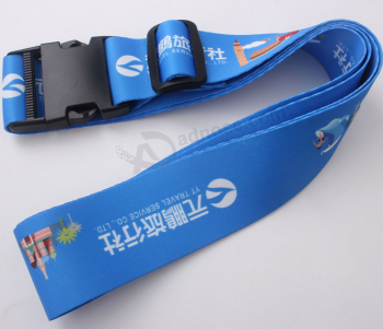 Eco-friendly promotional luggage cartoon strap with TSA lock with high quality and any size