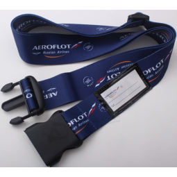 Traveling name tag straps airport name tag luggage belts with high quality and any size