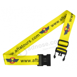 Fashion jacquard top quality nylon luggage bag belt with high quality and any size