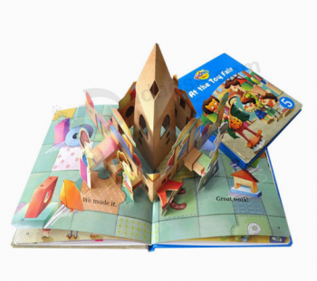 Hardcover fotoboeken kinderen pop-Afdrukken van boeken