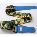 Professional premium polyester custom guitar neck strap