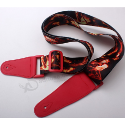 Create your own logo novelty design guitar cord strap wholesale