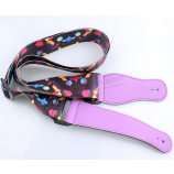 Music instrument accessories thermal transfer polyester guitar belt