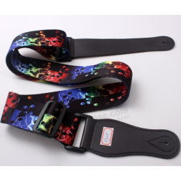 Precio barato de moda correas personalizadas porta guitarra con logotipo de sublimación