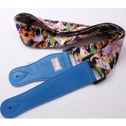 Wholesale custom printing personalized bass guitar strap