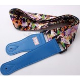 Dye sublimation guitar belts custom no minimum order