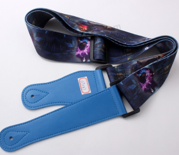 Customized factory price polyester guitar belt for sale