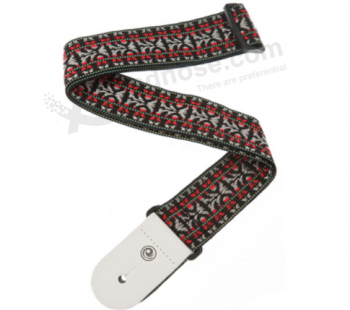Wholesale PU end factory price woven guitar belt