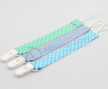 Unisex Stylish Great Teething Ring Holders Baby Pacifier Clip with high quality and any size