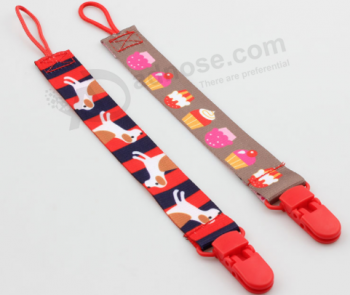 Wholesale custom logo multicolored pacifier chain manufacturer with high quality and any size
