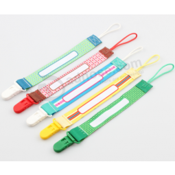 Hoge kwaliteit dummy clips plastic ketting babyfopspeen clip