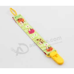 Cheap Wholesale Non Toxic Yellow Pacifier Holder Animal