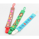 Clip per ciuccio baby con motivo personalizzato con cinturino in stile cartoon