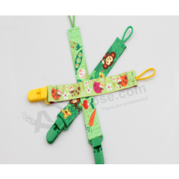 Personality baby pacifier clip holder ribbon funny pacifier clip