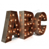 Motief led-verlichting aangepaste grootte acryl led letters fabrikant