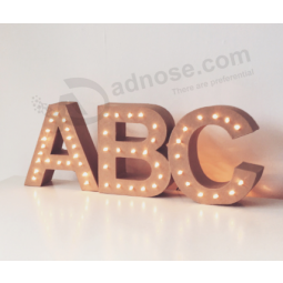 metal marquee Customized Size Acrylic Led Letters Design