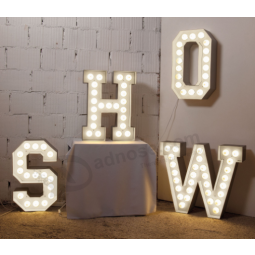 Lumières de motif personnalisé taille acrylique conduit lettres usine