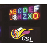 Led facelit lettertekens acryl vinyl film led-verlichting