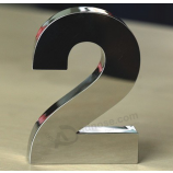 Roestvrij staal 3d brief dEcoratieve metalen letters
