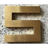 Fabrieks-custom dEcoratieve muur metalen letters en cijfers