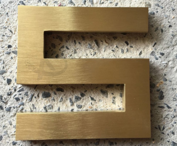 Factory custom decorative wall metal letters and numbers