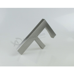 Nuovo stile personalizzato specchio in acciaio inox lettera segni