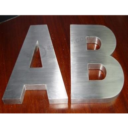 Brushed stainless steel letters metal letter outdoor signs
