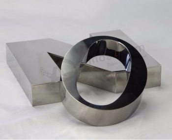 Mirror Finish 304 Stainless steel Metal Letter Sign Manufacturer