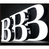 Modedesign-Weiß führte vorderes beleuchtetes Logo für Bau