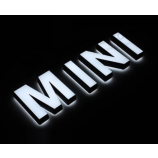 Großhandel Mini Acryl Laser geschnittene LED Auto Logo Zeichen