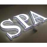 3D witte hars led reclame lichtbord custom