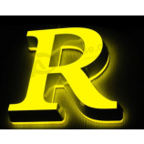 Verlichte borden witte led gele hars versierde acryl letters