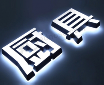 Leuchtkasten Zeichen Buchstaben Acryl Firmenname und Logo Zeichen