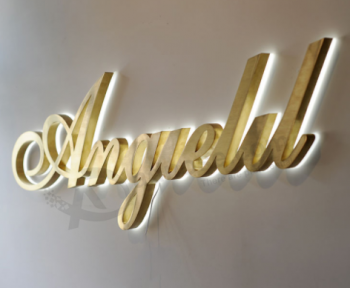 Neueste MetAlles-Hintergrundbeleuchtung führte Kanal Buchstaben Zeichen
