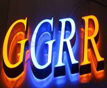 Volledige kleur dEcoratieve led alfabet letters voor muur