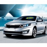 Factory direct customized good quality car static cling without min order with your logo